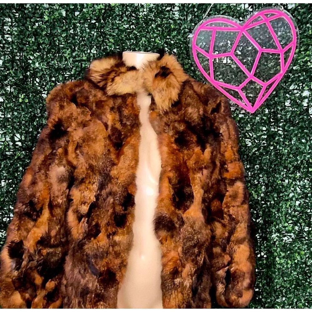 Vintage patchwork fur coat - Picture 5 of 6
